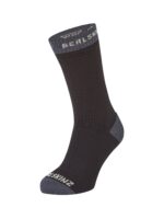 2425114P_WIVETON_WATERPROOF_WARM_WEATHER_MID_LENGTH_SOCK_BLACK_1 - Large
